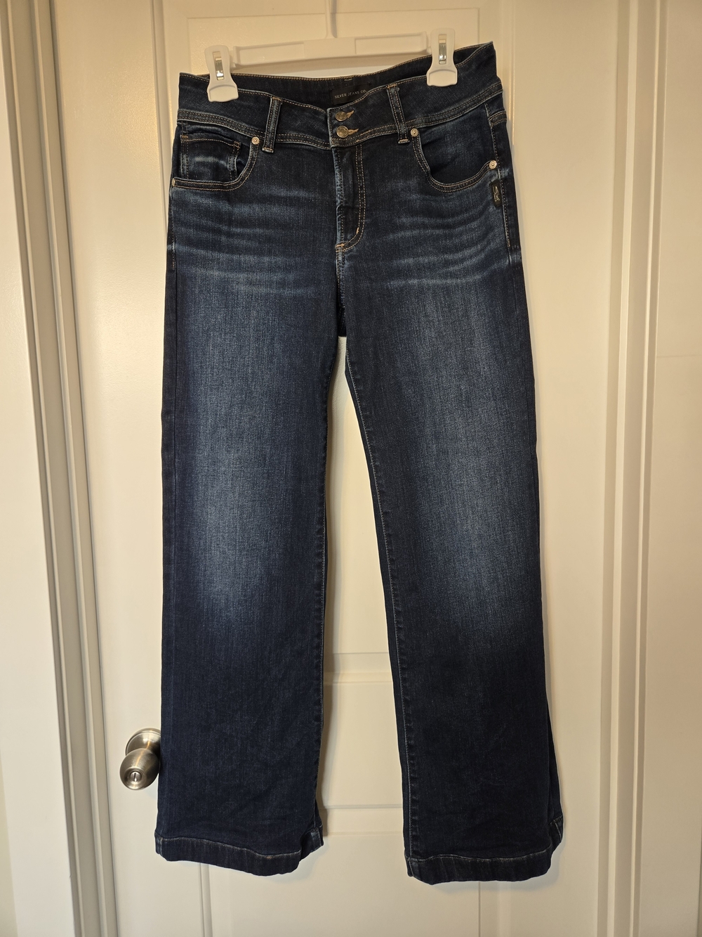 Silver Jeans Dark Blue Bootcut Denim Jeans